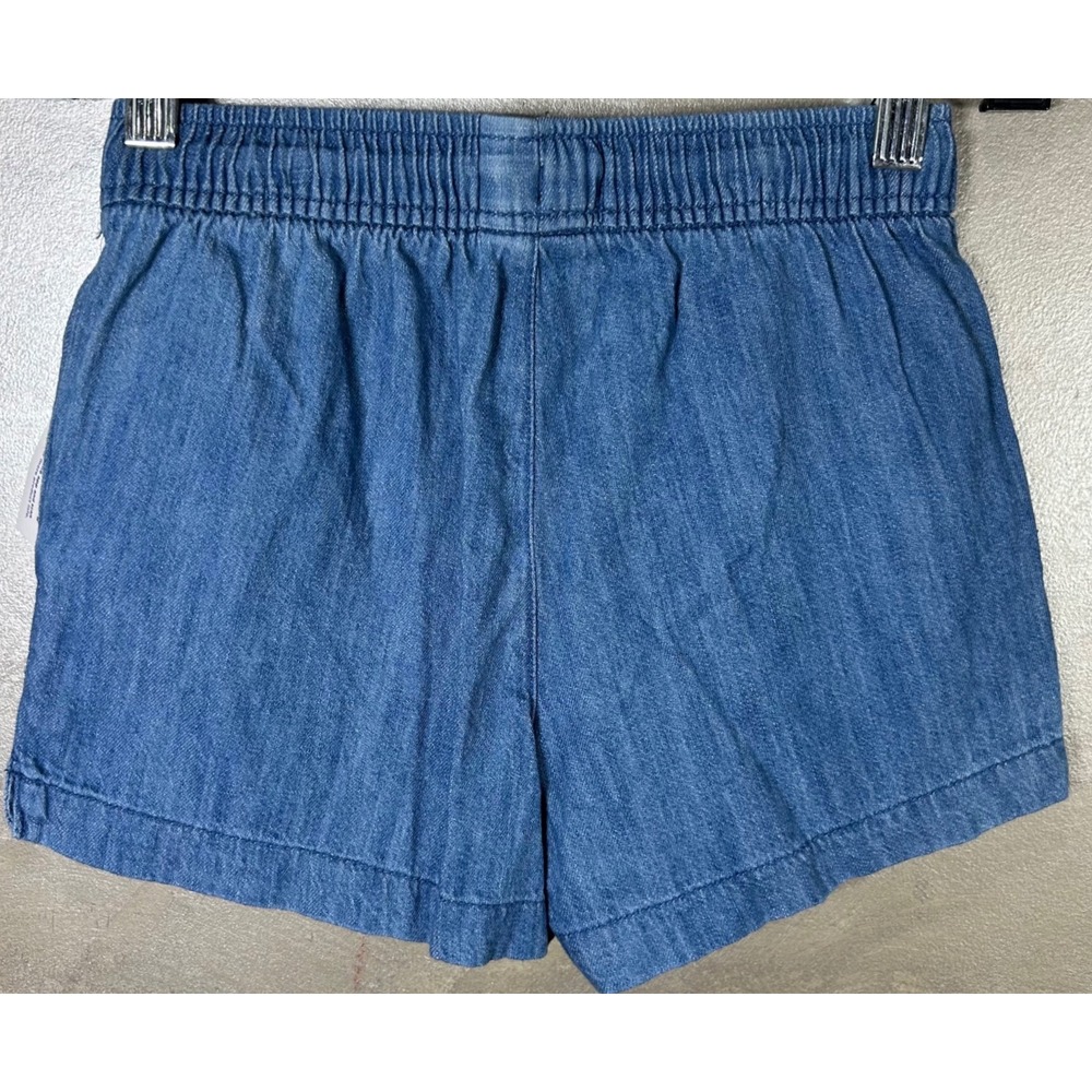 Old Navy Kids Blue Denim Drawstring Shorts Size Medium 8 Brand New - Picture 9 of 9